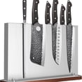 thumbnail image 6 of Magnetic Knife Block, Stainless Steel Magnetic Knife Holder for Kitchen Counter Universal Knife Block Without Knives, Strong Magnet Kitchen Knives Storage Organizer, 6 of 6