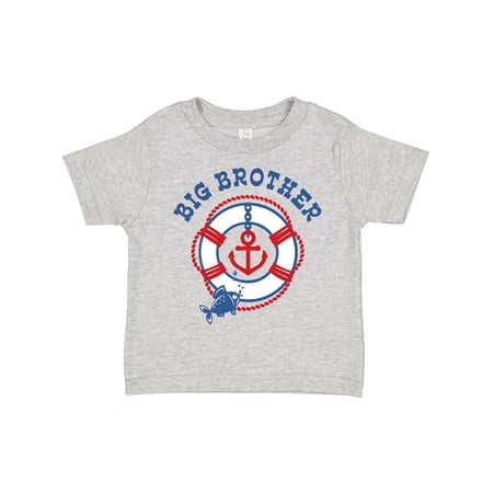 

Inktastic Nautical Big Brother Gift Toddler Boy Girl T-Shirt