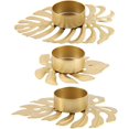 thumbnail image 1 of Portavelas de hoja de 3 uds, portavelas de Metal para velas, tazas para mesa de centro, mesa de comedor, 1 of 5
