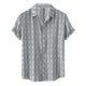 thumbnail image 1 of Camisa de playa de manga corta hawaiana para hombre, camisas informales con botones de verano estampadas Pompotops oipoqjl25169, 1 of 9