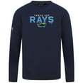 thumbnail image 2 of Men's Levelwear  Navy Tampa Bay Rays Mandate Carve Tri-Blend Sweatshirt, 2 of 3