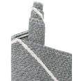 thumbnail image 4 of Unique Loom Decatur Collection Area Rug - Diamond (2' x 6' Runner Dark Gray/Ivory), 4 of 7