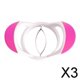 thumbnail image 1 of Paquete de 3 rebanadores de mango Soledad acero inoxidable color rojo rosa, 1 of 7