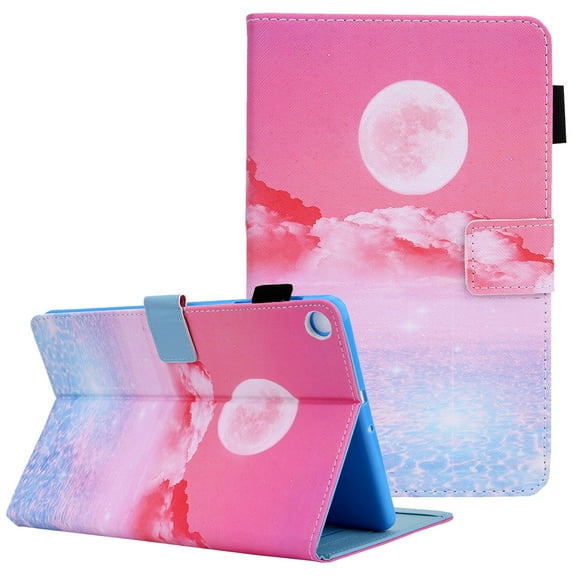 Allytech Compatible with Galaxy Tab A8 Case [10.5" 2021], Anti-Slip PU Leather Folding Stand [Magnetic Closure] [Card Slots] [Pen Holder] Case for Samsung Galaxy Tab A8 SM-X200/X205, Sunrise