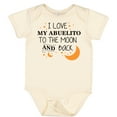 thumbnail image 3 of Inktastic I Love My Abuelito to the Moon and Back Boys or Girls Baby Bodysuit, 3 of 5
