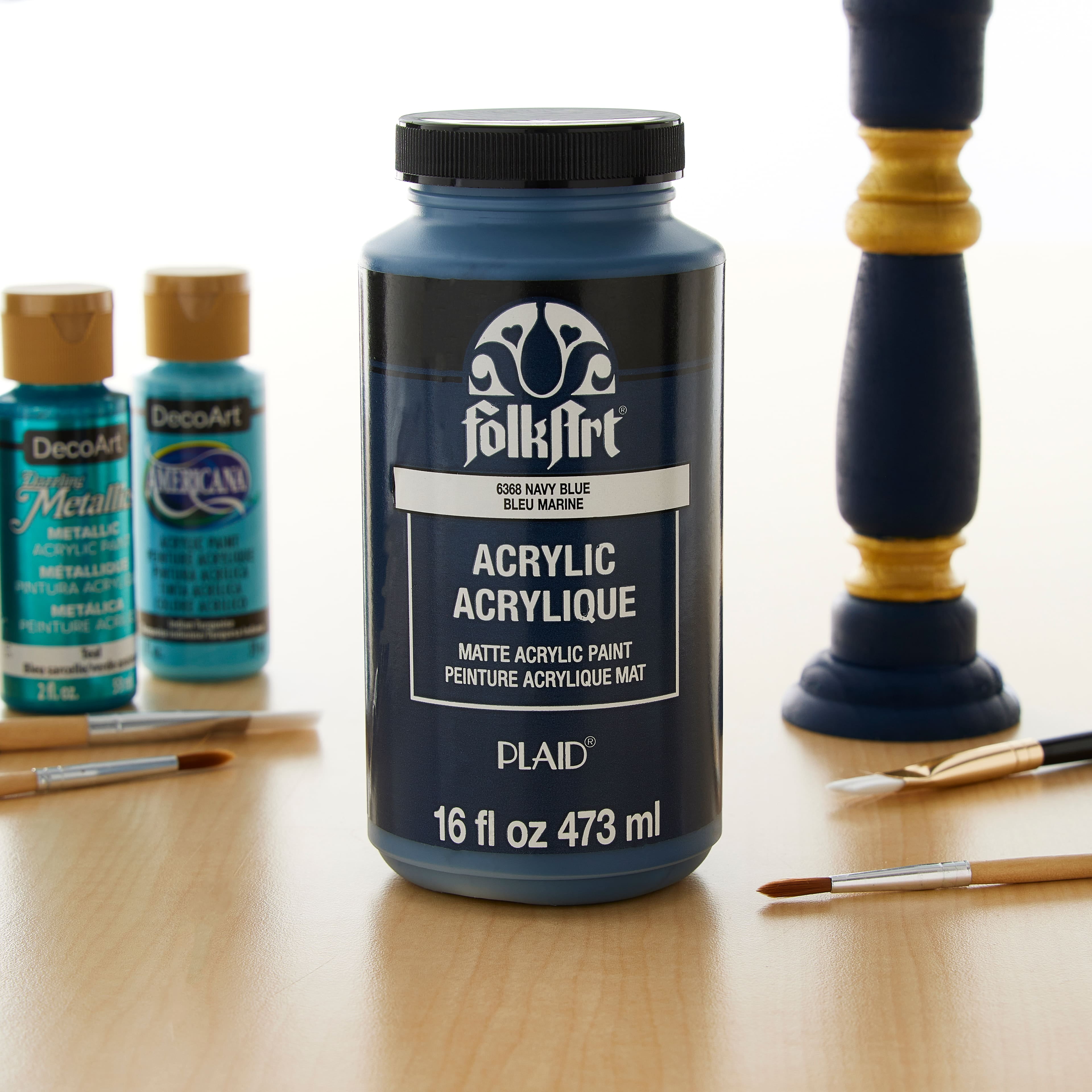 FolkArt Matte Acrylic Paint, 16oz., 6 Pack