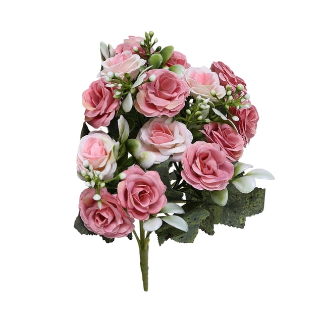 Flores Artificiales para Decoración Imitación Flor Casa Boda Mano Flor Arte Mural