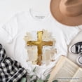 thumbnail image 6 of Oil Brushstroke Cross T-Shirt, Christian Faith Jesus Easter Tee, 6 of 6