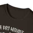 thumbnail image 3 of A Day Without Coffee, Gildan Unisex Softstyle T-Shirt, Graphic Tee, S-3XL, 3 of 3