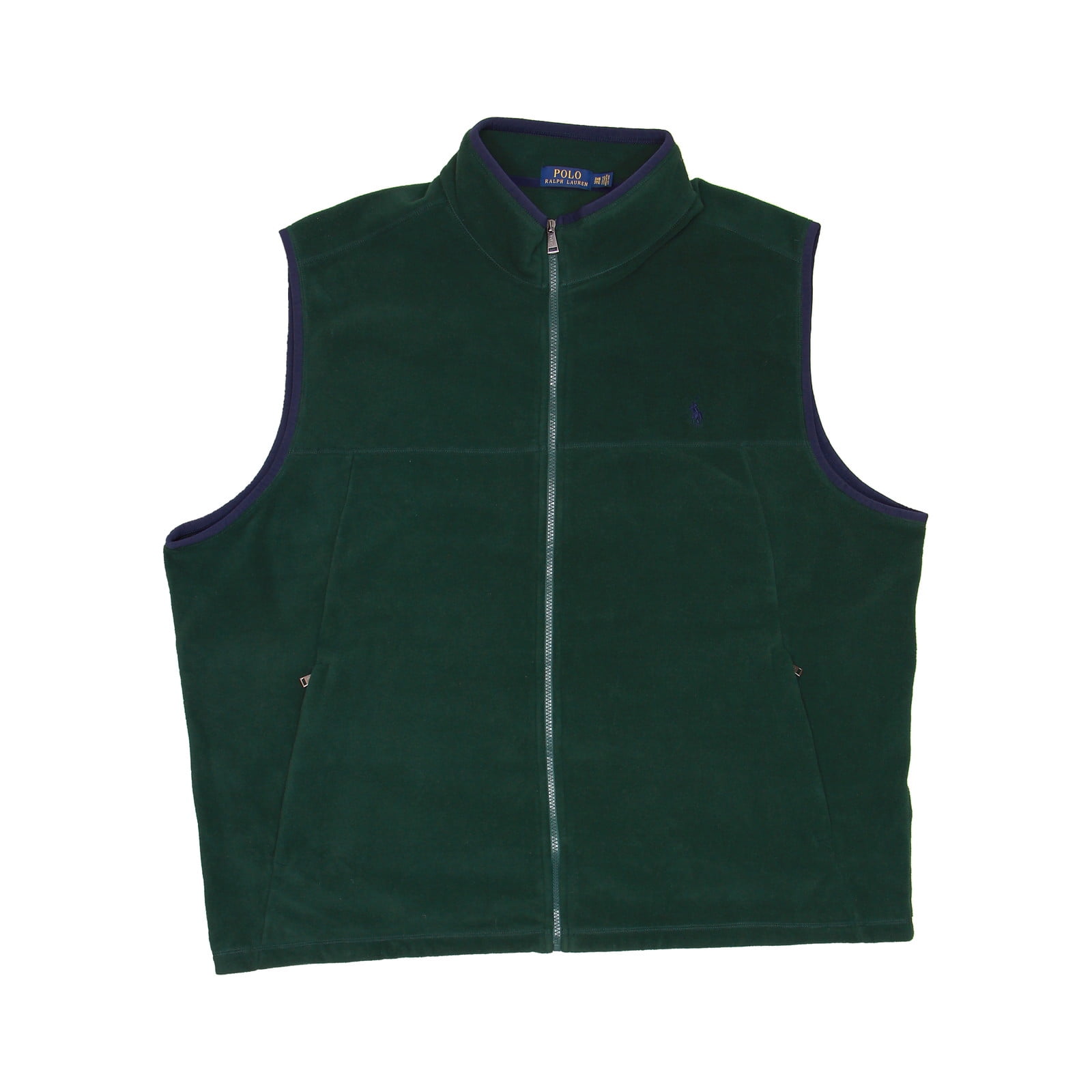 Polo Ralph Lauren Mens Heather Fleece Vest (5XLarge Big, 5XB, Hunter Green)  
