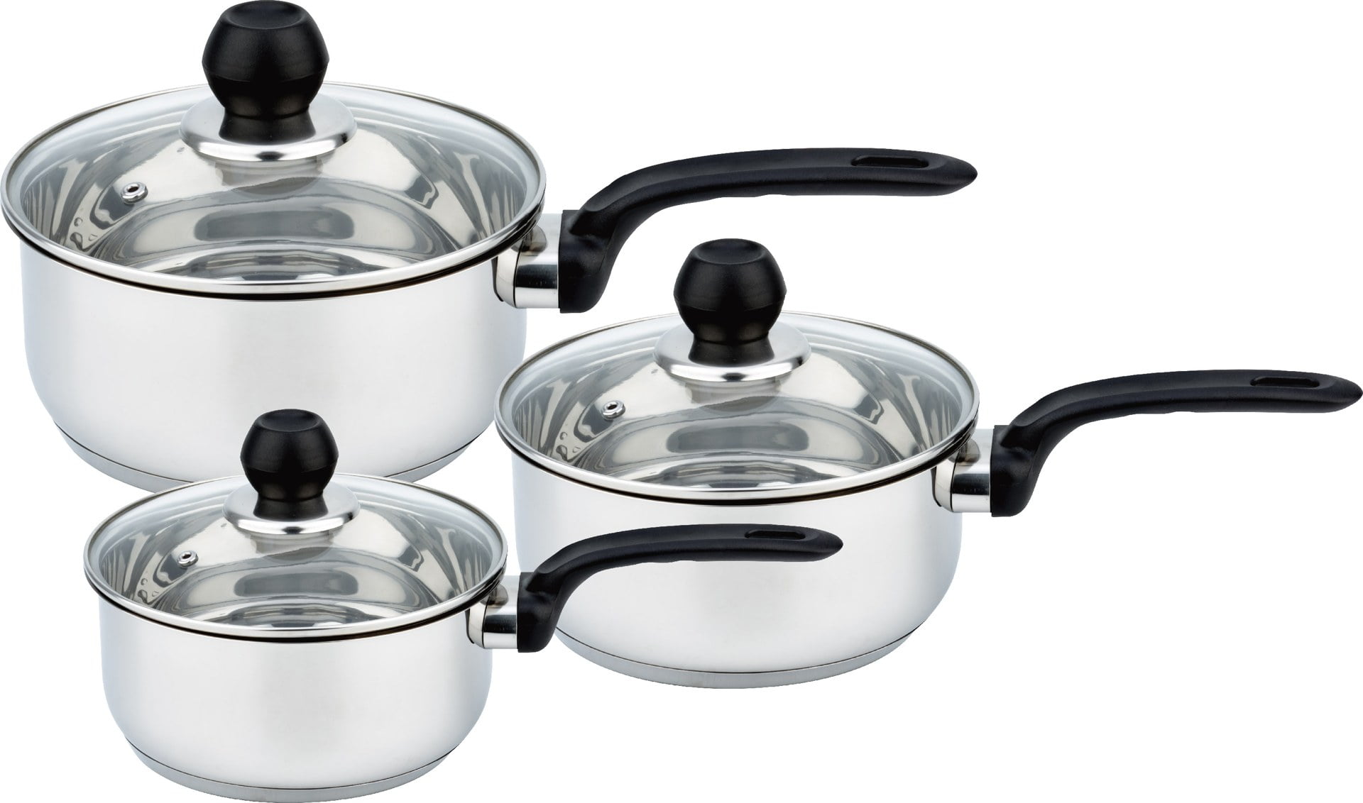 stainless steel pans set