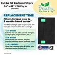 thumbnail image 6 of 16x48 Cut-to-Fit Activated Carbon Filter Sheet (1 Pack) Charcoal Pad Air Filter Sheet for Air Purifiers and Air Conditioners, 6 of 6