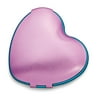 Pink & Blue Heart Shaped Compact Mirror