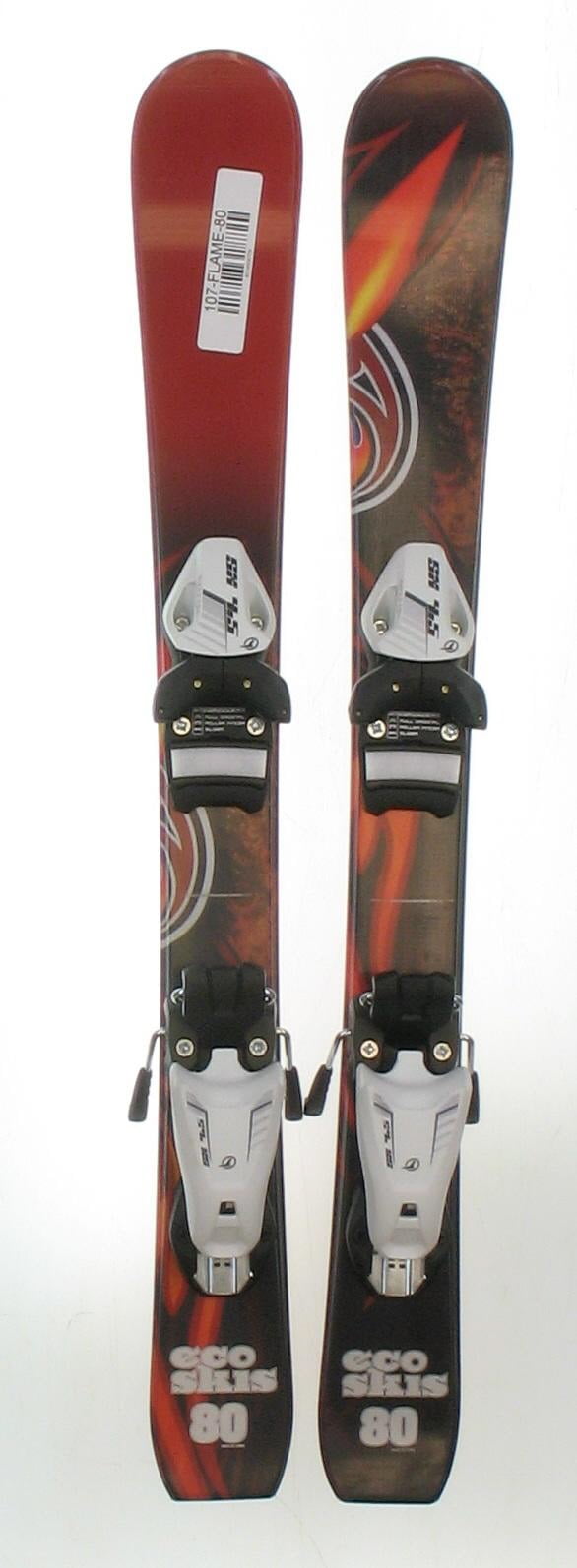 New ECO Flame On Kids Jr. Shape Snow Ski with Tyrolia SX 4.5 Binding