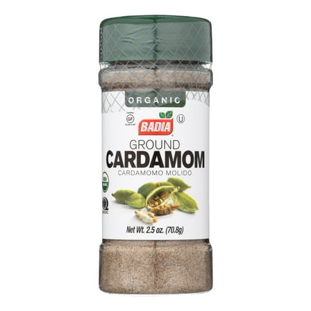 Badia Spices, Organic Ground Cardamom, 2.5 Ounce