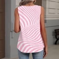 thumbnail image 6 of Kixjoy Womens Tank Tops V Neck Trendy Tank Tops Sleeveless Lounge Beach Pleated Tunic Tops Basic Soft Loose Fit Tank Tops, Pink XL, 6 of 6