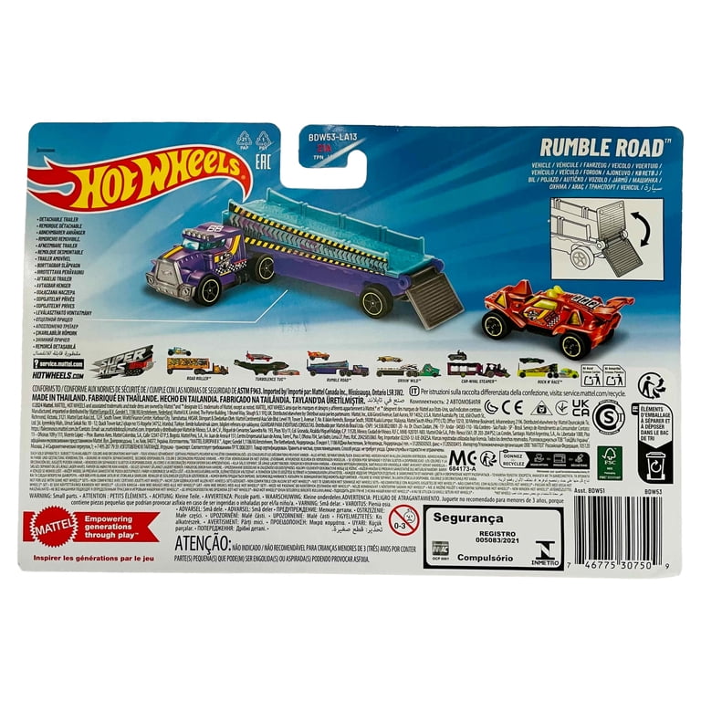 Hot Wheels Super Rig, Rumble Road - Walmart.com