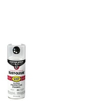 Pure White, Rust-Oleum Stops Rust Custom Spray 5 in 1 Gloss Spray Paint-384745, 12 oz, 6 Pack