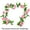 Pink, variant on opvise Simulation Flower Eco-friendly Anti-fade 7 Colors Simulation Rose Flower Vine for Household Rose Red