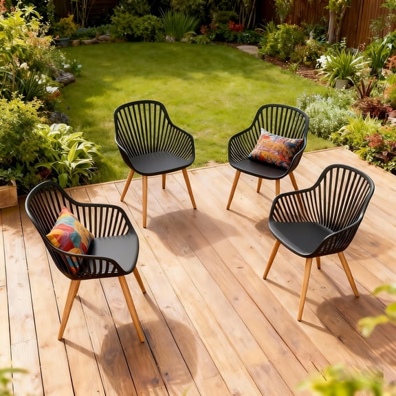 Glory Patio Dining Chairs, Set Of 4