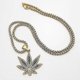 thumbnail image 4 of Man's Fashion Hip Hop Weed Hemp Leaves Marijuana Leaf Pendant 18k Gold Plated Hip Hop King Queen Pendant Necklace Gifts, 4 of 5
