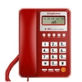 thumbnail image 1 of Decodeary Digital Corded Phone Featuring Caller And Hands-Free A Control Button Stylish Construction. For Offices, Hotels, 8208-Red, 1 of 6