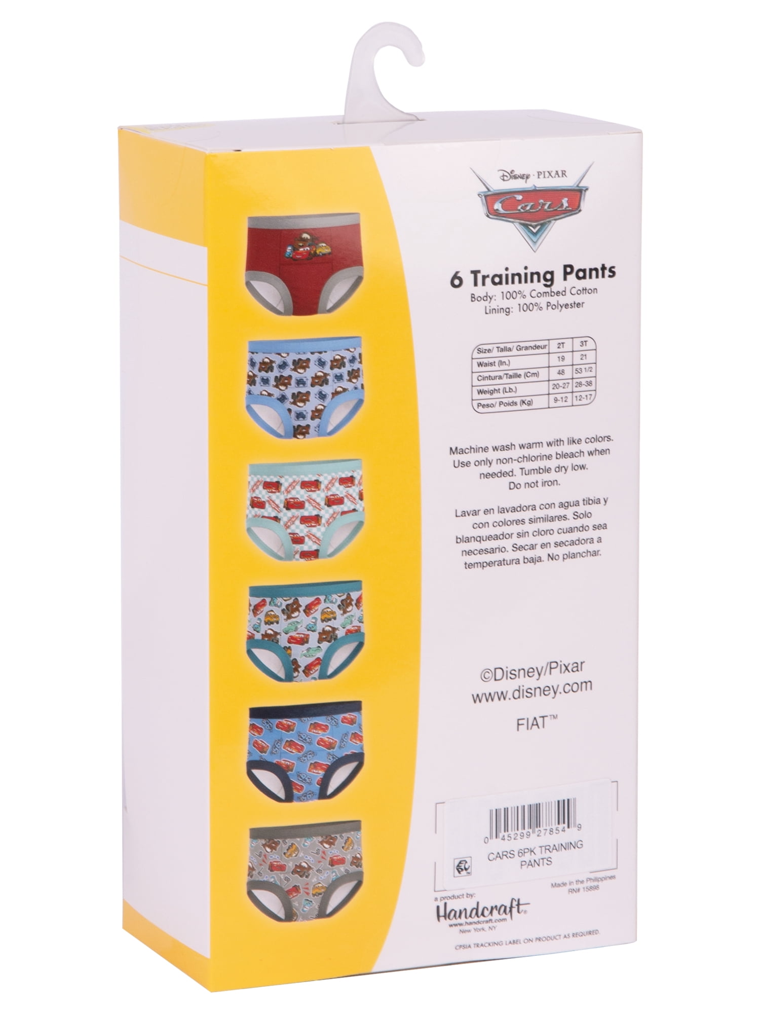 Character Toddler Boy Training Pants, 6 - Pack, Sizes 2T-3T