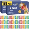 thumbnail image 1 of Bálsamo labial YesBes, paquete de 128 unidades, natural, con vitamina E y aceite de coco, 1 of 9