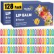 thumbnail image 1 of Bálsamo labial YesBes, paquete de 128 unidades, natural, con vitamina E y aceite de coco, 1 of 9