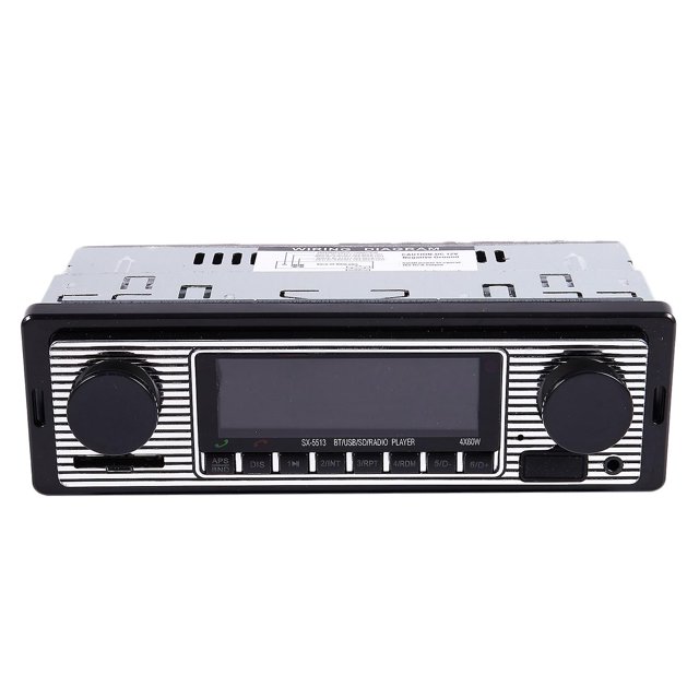 Radio de Coche Yuxing Bluetooth Reproductor de MP3 Estéreo USB AUX Negro