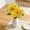 Jaune, variante sur Fleurs d'Oeillet Artificielles Multicolores, 1 Pce Bouquet en Plastique Déco Maison, Fleurs Factices Réalistes de 11,8 Pouces pour Centre de Table, Arrangement de Vase