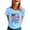 Sky Blue, variant on 250 Years 1776-2026 250Th T Shirts for Women Crew Neck Usa Flag Print Casual Fashion Y2K Tops Basic Loose Summer Short Sleeve Trendy Tees Spring 2026