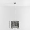 thumbnail image 4 of SAFAVIEH Valley A19 Black Rattan Pendant Light with Black Shade, 4 of 11
