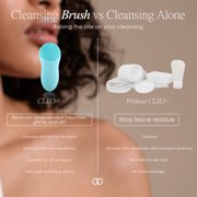 Project E Beauty CLEO+ Facial Cleansing Brush | Silicone Face Scrubber | Facial Brushes For Cleaning Exfoliating| Waterproof Face Massager Wash Brush