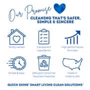 Quick Shine Multi-Surface Floor Cleaner, 128 oz, Ready-to-Use Streak-Free No-Rinse Formula, Safer Choice Certified