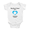 Blue Heart, variant on My Best Friend is A American Eskimo Dog Funny Baby Romper Clothes