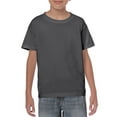 thumbnail image 1 of Gildan Youth Heavy Cotton T-Shirt, M, Dark Heather, 1 of 2