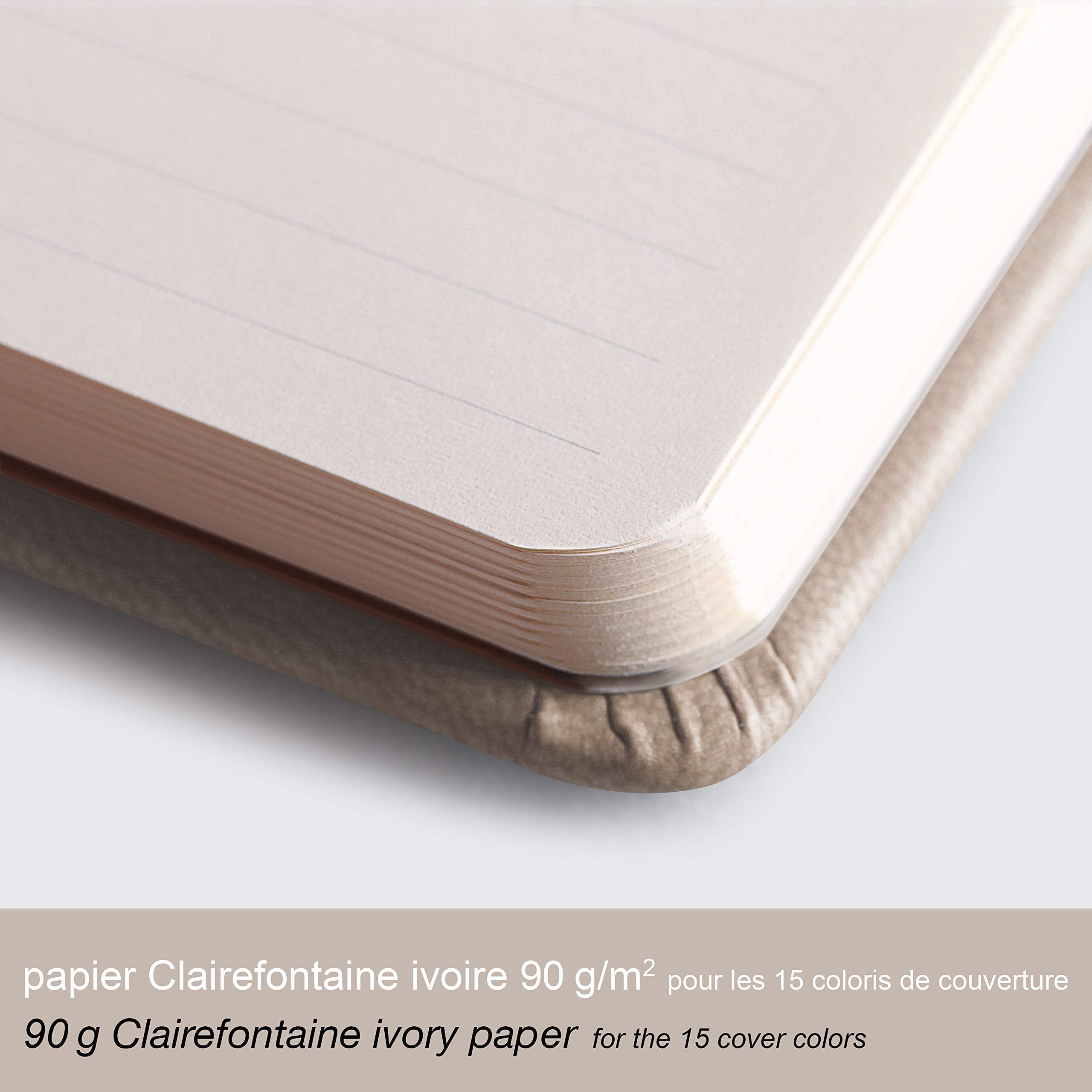 Rhodiarama Hardcover Notebook - Beige, A5