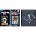 thumbnail image 1 of C & I Collectables 2017RANGERSTSC MLB Texas Rangers Ensemble d'Équipe sous Licence 2017 Topps et Cartes à Échanger de Joueur Préféré Plus Album de Rangement, 1 of 1