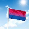 thumbnail image 1 of 90*150cm Pink Blue Rainbow Flag Bisexual Pride LGBT Flag, 1 of 7