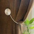 thumbnail image 6 of HZKAICUN 2pcs Magnetic Curtain Tiebacks, Punch-Free Decorative Curtain Holdbacks, Strong Magnetic Weave Curtain Buckle for Small Thin or Sheer Window Drapries, 6 of 9