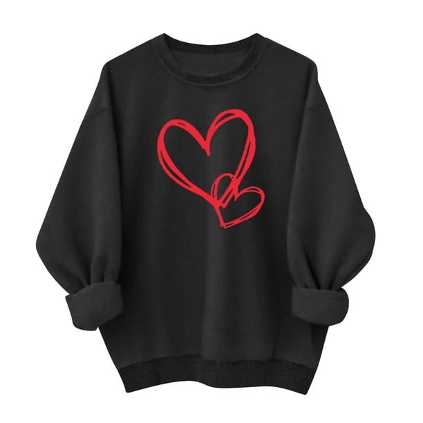 Camiseta de Moda de Cuello Redondo Casual de Manga Larga de las Mujeres para el Uso Diario, Suéter de Poliéster Suave, Blusa de Primavera de Invierno