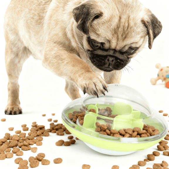 Slow Feeder Ball for Dogs, Pet Food Ball, Interactive Dog Toys Dog,  Dog& Cat Treat Dispenser, Dog Food Puzzle Slow Feeder, Pet Interactive Slow Feeder for Small to Medium Dogs