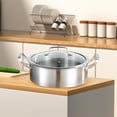 thumbnail image 3 of Kitchen Pot Ergonomic Handle Portable Works Cooking Pot for Bar Kitchen Home, 3 of 4