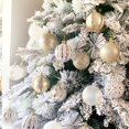 thumbnail image 4 of 24 piezas/caja de bolas de colores navideñas de 6 cm, de plástico galvanizado, para colgar en el árbol de Navidad, adornos navideños decorativos, 4 of 5
