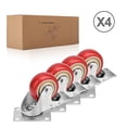 thumbnail image 4 of Ruedas giratorias TABKEER industriales de 3 pulgadas para uso pesado con freno, 4 of 6