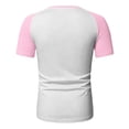 thumbnail image 5 of TIANZEN Fashion Casual Color Cloth Short Sleeve Raglan Top Shirt Mens Socks No Show, 5 of 5