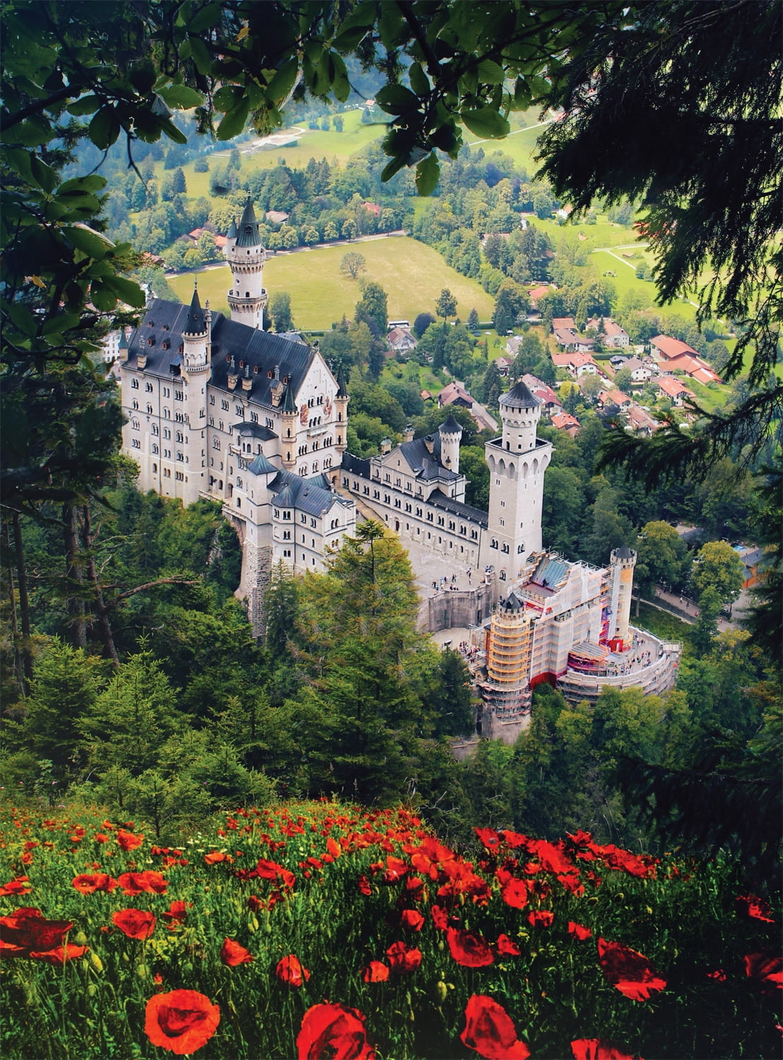 Buffalo Games 1000-Piece Photographic Collection Schloss Neuschwanstein Jigsaw Puzzle