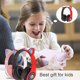 thumbnail image 5 of Injueey Auriculares con orejas de gato Auriculares inalámbricos Música Estéreo Auriculares con azules con micrófono Niños Hija fone Gamer Cables de audio/vídeo Rojo, 5 of 6