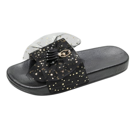 

Slippers for Women Fashion Women Ankle Strap Lace Summer Slide Sandals Flats Flip-Flops Shose